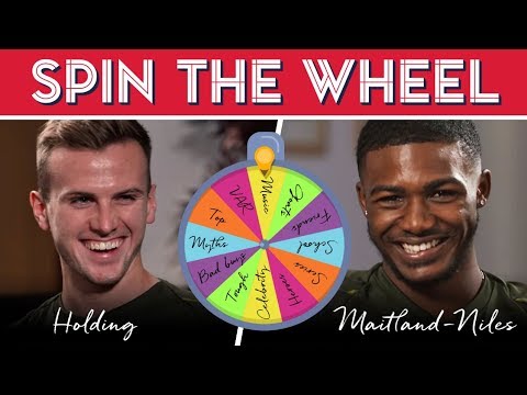 LeBron, Jordan or Kobe? Spin the Wheel with Holding & Maitland-Niles