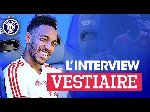 "Nicolas Pépé, c'est vraiment un joueur de la street" : l'interview vestiaire d'Aubameyang