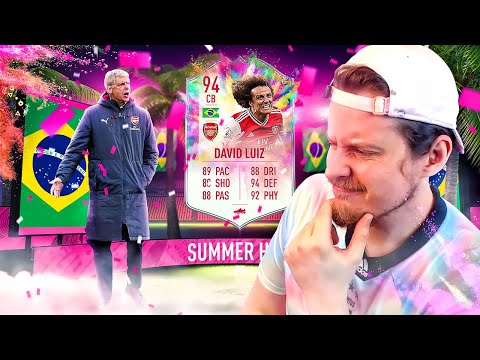 THE MOST EXPENSIVE CB! 94 SUMMER HEAT DAVID LUIZ PLAYER REVIEW! FIFA 20 Ultimate Team