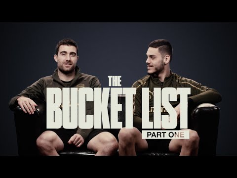 WOULD YOU GO SKYDIVING WITH SOKRATIS? | Bucket Lists with Leno, Mavropanos, Koscielny and more